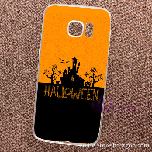 Mobile phone case with halloween decoration TPU case with halloween design